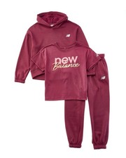 New Balance 3Pc Hoodie, T-Shirt ,  Jogger Set