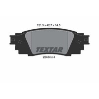 Textar BremsbeläGe Hinten FüR Toyota C-HR RAV 4 V Van Lexus RX ES