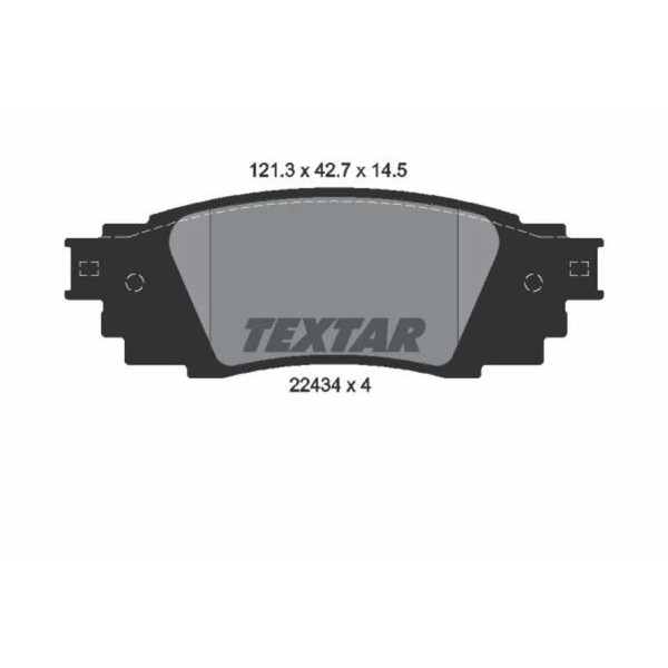Textar BremsbeläGe Hinten FüR Toyota C-HR RAV 4 V Van Lexus RX ES-image
