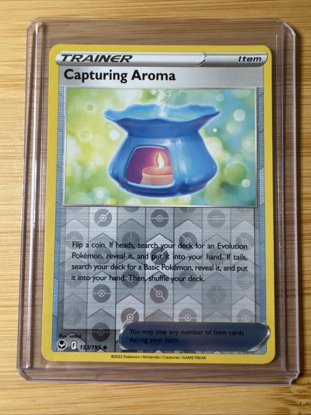 Pokemon Capturing Aroma Reverse Holo Uncommon SWSH12: Silver Tempest 153/195 NM