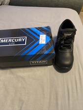 Titan Mercury Black Safety Boots Shoes UK Size 5  Work Boots Brand New