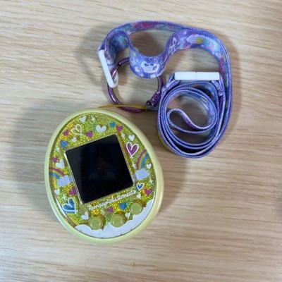 Bandai Tamagotchi Meets Fairy Yellow Virtual Pet Toy Strap Working Rare Used VG