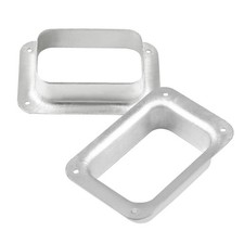 2 Pack Aluminum Gutter Downspout Outlet 2"x3" - Durable Connector, Easy Install,