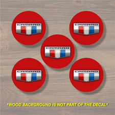 Chevrolet Camaro Wheel Center Cap Overlay X5 Vinyl Decal Sticker