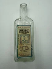 Vintage Reproduction Dr. J.W. Dawson’s “Blood Bitters” Bottle – Kidney & Liver R