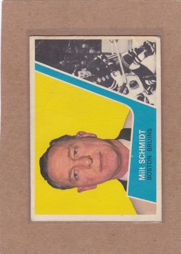 Milt Schmidt #1 1963 Topps card