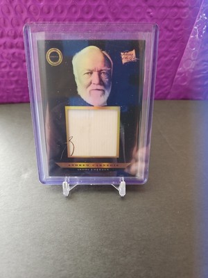 2023 Pieces Of The Past 1800's Edition Andrew Carnegie Hand Written Relic