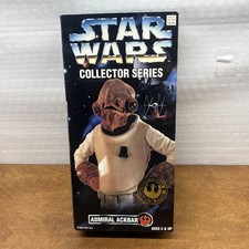 Star Wars Kenner Admiral Ackbar Collector Series Action Figure sealed 1997 12