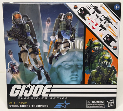 G.I. Joe Classified #95 STEEL CORPS TROOPERS 6  Hasbro Pulse Exclusive 2Pack NEW