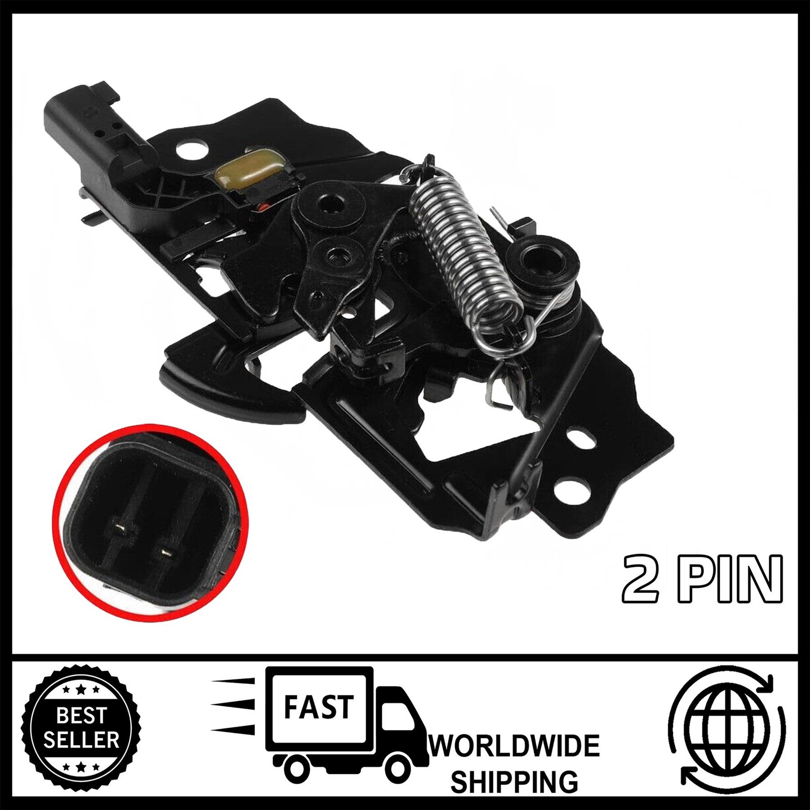 FOR Ford Bonnet Latch Lock Front Replacement OEM 5236243, BM5A16700BD - Image 4