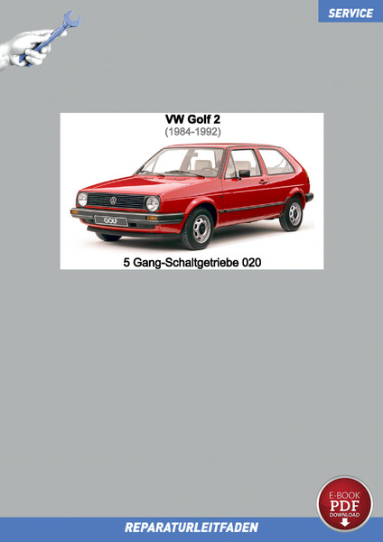 PDF VW Golf 2 1984-1992 Reparaturanleitung 5 Gang Schaltgetriebe 020-image
