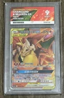 Charizard & Braixen GX 006 Holo Chinese ACE 9 Mint Tag Team Pokemon Slab