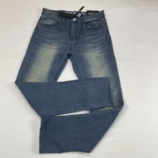 VGB Vintage Genes Black Slim Fit Comfort French Terry Denim Jeans Men's W32x32L