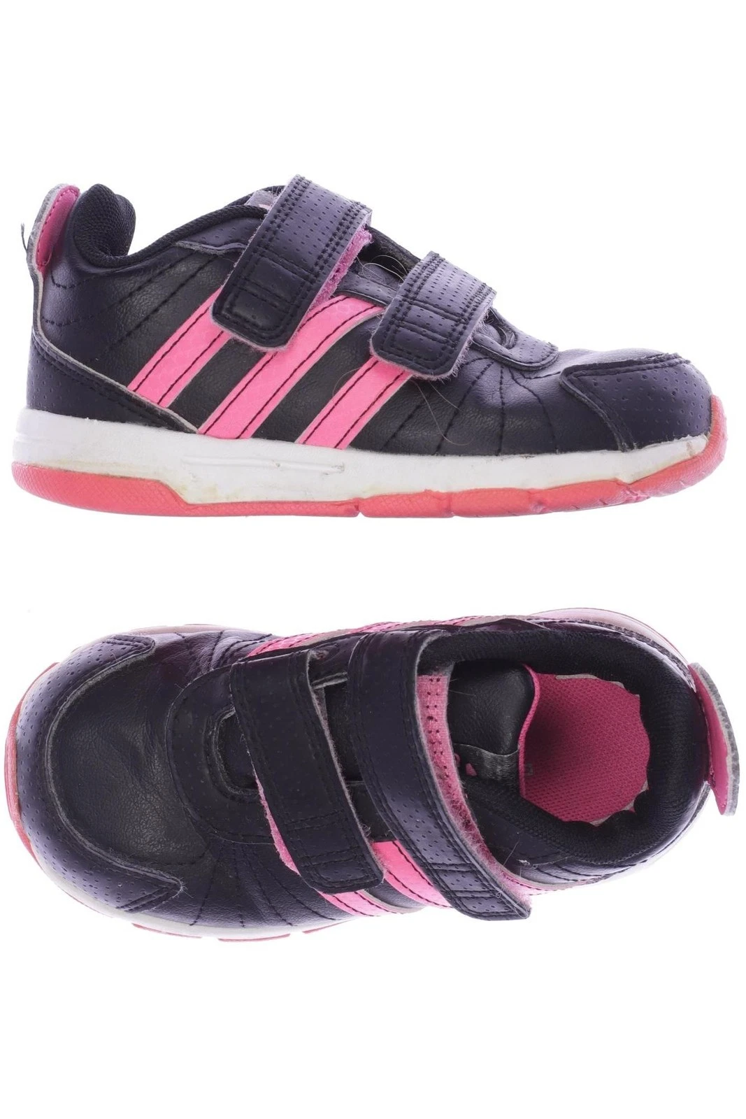 Adidas scarpa da bambino ragazza sneaker sandalo scarpa bassa taglia EU 23 nero #qsaoito