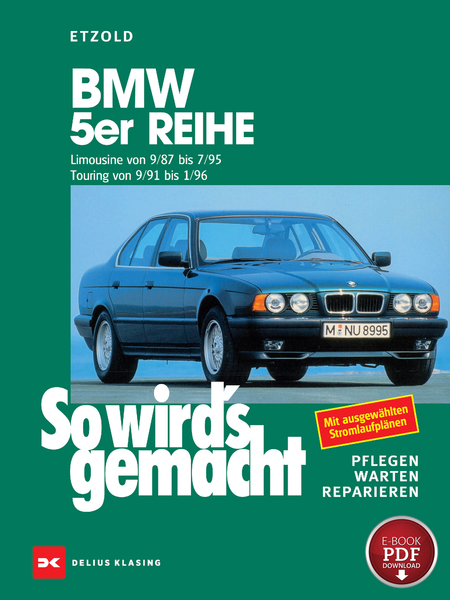 PDF BMW 5Er E34 (1987-1996) Reparaturanleitung So Wird`S Gemacht-image