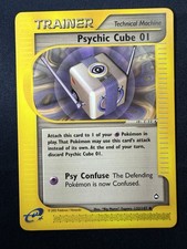 Psychic Cube 01 - Aquapolis 132/147 2002 E Reader Pokémon TCG WOTC NM/LP A on eBay