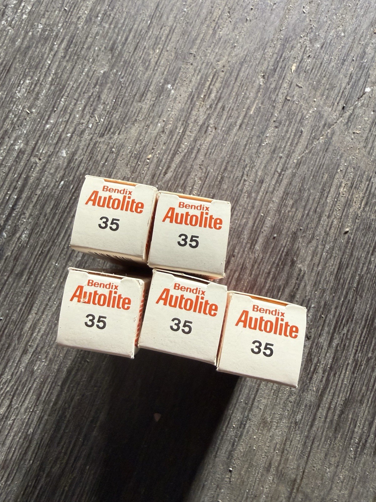 NOS Motorcraft Autolite 35 Spark Plugs Lot Of 5