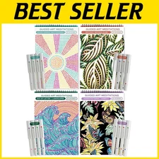 Melissa Bernstein's FlowArt 4-Pack - Mindful Coloring