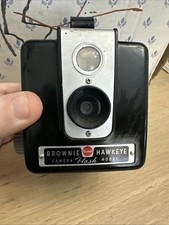 Vintage 1950s Kodak Brownie Hawkeye Film Camera Untested Flash Model Fallout