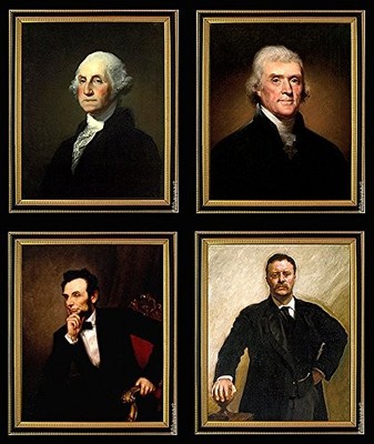 Mount Rushmore American Presidents Set Framed Prints