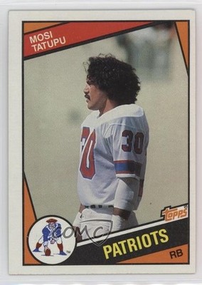 1984 Topps Mosi Tatupu #142 Rookie RC 7rf