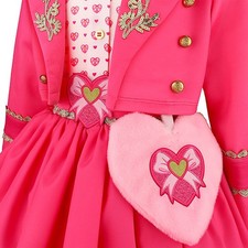 Kids Girl Descendants 5 Princess Pink Dress Cosplay Costume Book Week Halloween — image 9
