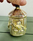 Antique VTG Glass Embossed Multi Outdent BIRD HOUSE Christmas Ornament Germany — photo 7