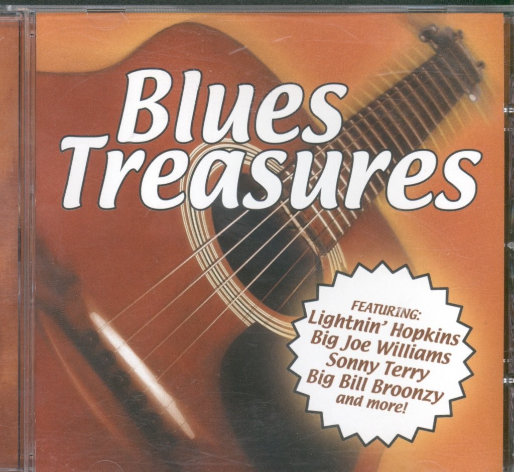Various Artists Blues Treasures CD UK Tradition 2002 Has promo sticker on