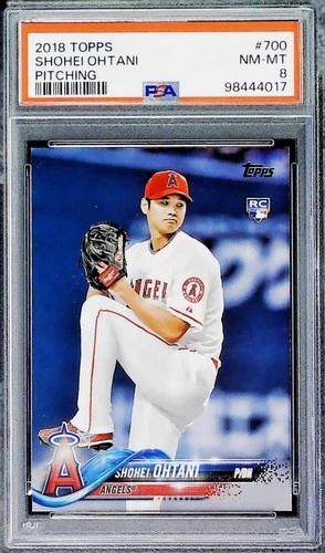 2018 Topps Shohei Ohtani Los Angeles Angels #700 PSA 8 NM-MT RC Trading Card