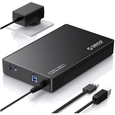 Festplattengehäuse 3,5 Zoll USB 3.0 extern Gehäuse SATA HDD SSD bis 20TB