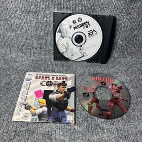 Lot Of 7 Sega Saturn Games Virtua Cop, Virtua Fighter 2, Alien Trilogy TESTED