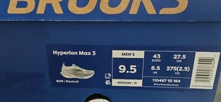 Brooks Hyperion Max 3 Herren Laufschuhe Größe EU 43.0 | US 9.5