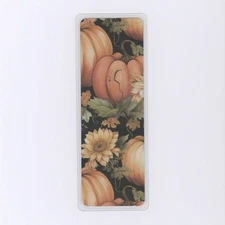 2x6 Inch Autumn Pumpkins Paper Bookmark, Cozy Fall, Gifts For Bookworms