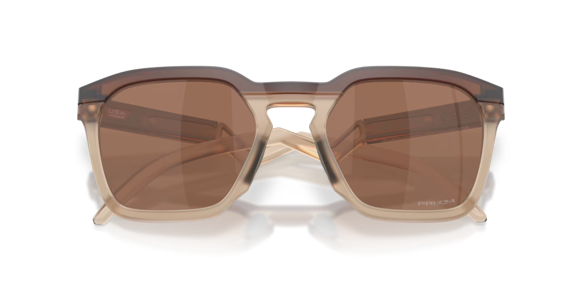 Oakley Sunglasses HSTN SQ OO9533-0354 Matte Rootbeer Frame / PRIZM