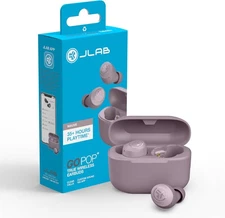 JLab Go Air Pop+ True Wireless Earbuds, in Ear Headphones, Bluetooth Earphones, 