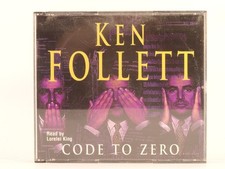 KEN FOLLETT CODE TO ZERO (AUDIO BOOK)(3XCD) (Z34) 20+ Track CD Album including P