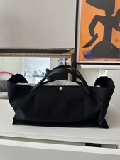 THE ROW Idaho Canvas Tote Bag East West in Black Ans