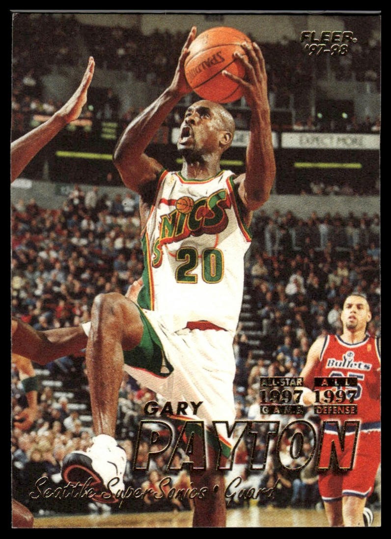 1997-98 Fleer #20 Gary Payton Traditions Crystal