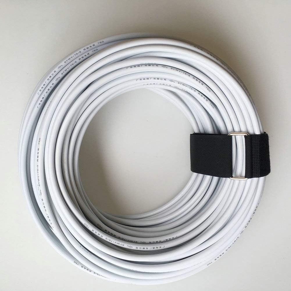 6Pcs 24" x 2" Nylon Heavy Duty Reusable Hook and Loop Cinch Straps, Adjustabl...