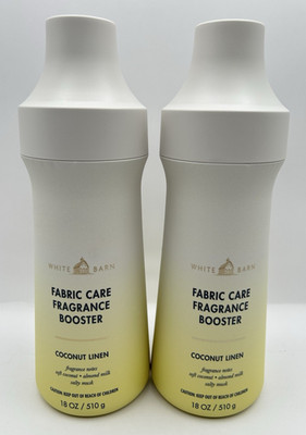 Bath & Body Works Coconut Linen Fabric Care Fragrance Booster 36oz Lot of 2