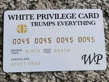 W. Privilege Card Novelty Plastic Credit Card...