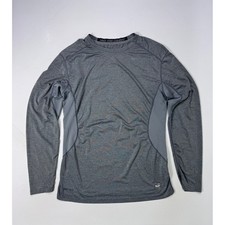 Nike Pro Combat Dri-FIT Mens Medium Gray Long Sleeve Fitted Base Layer Shirt
