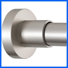 Adjustable Stainless Steel Shower Curtain Rod 18-64 Inch, No Drilling Required