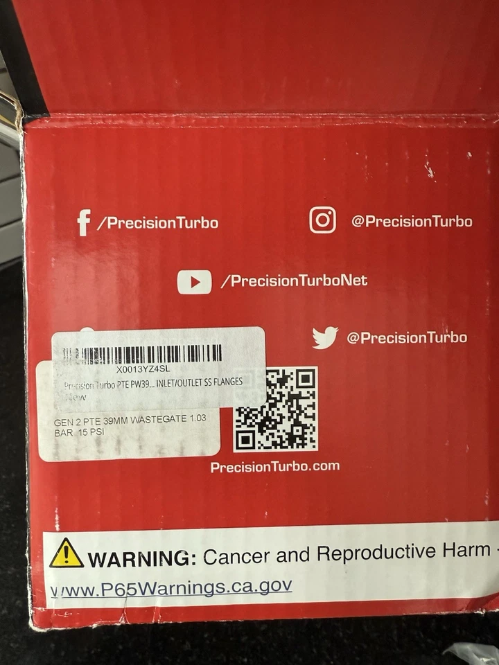 Puerta de descarga externa Precision Turbo PTE PW39 39 MM 38 mm INCLUYE TODOS LOS RESORTES Y... Foto 4 de 4