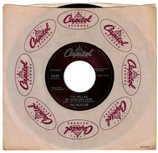 BEATLES US 45 'BALLAD OF JOHN AND YOKO' 1978 &ldquo;MFD&hellip;&rdquo; PURPLE LABEL CAPITOL 2531