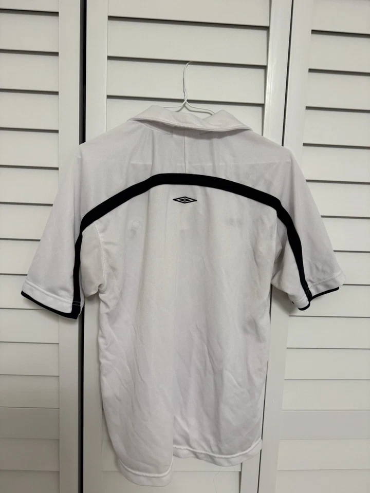 Umbro Mens Size Small Practice Soccer Jersey Polo White Celtic Football Club - Image 3 of 3