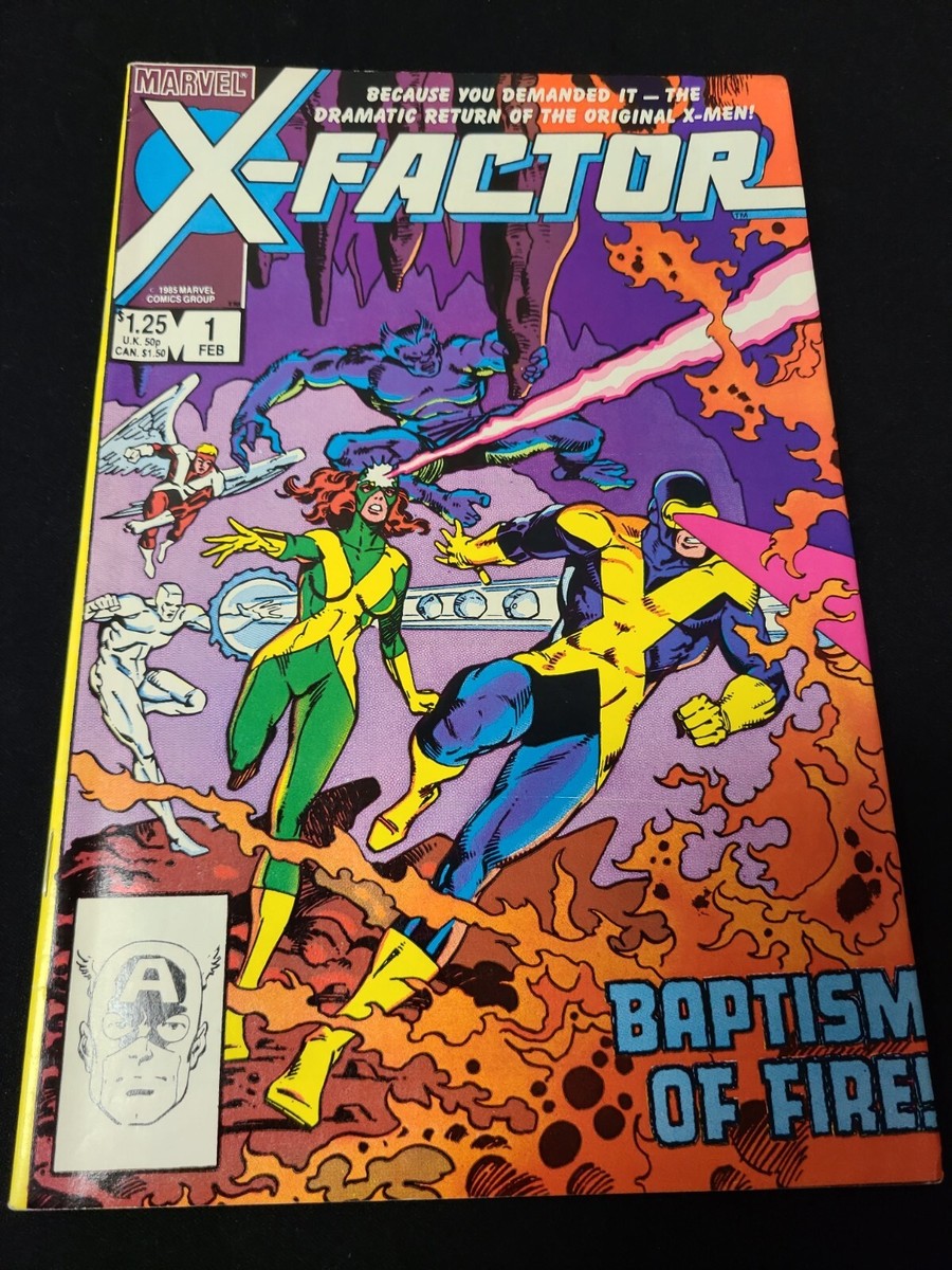 X-Factor #1 (1986) NM Marvel Key Issue Comic Book 1st Cameron