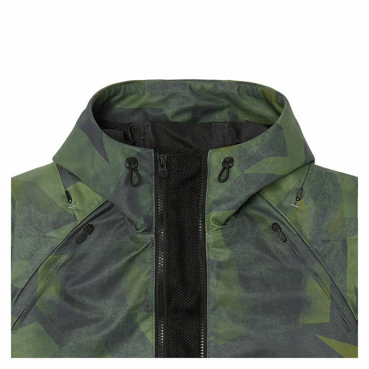 Textile Jacket Icon Merc Battlescar Icon Green Riding Jacket Icon