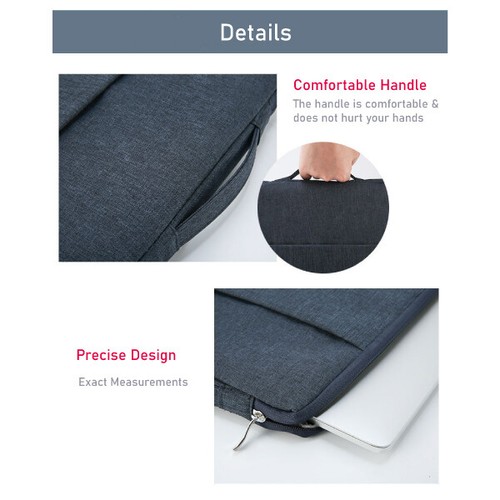 Slim Laptop Sleeve Handle Bag Carry Case 13" Inch for MacBook Air Pro Retina - Picture 5 of 18