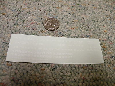 Herald King decals HO Wingaersheek Beach white  XX266